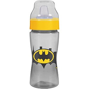 Copo de Treinamento Batman 330ML com Tampa e Bico Flexível