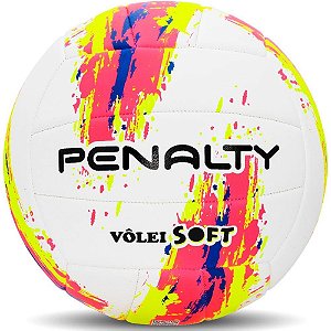 Bola de Vôlei SOFT Xxiii  Branca / Rosa / Amarela