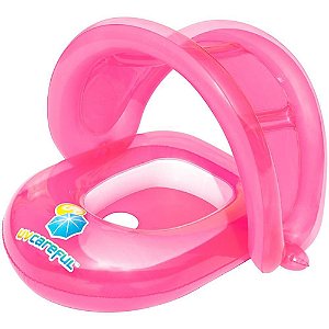 Boia Inflável para Bebê com Válvula de Segurança - 74X74CM
