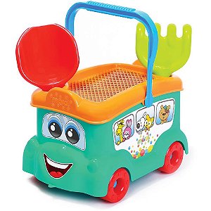 Baldinho de Praia Beach BUS com 5 Acessórios