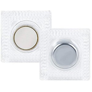 Aviamento Botão Magnético Dourado 18MM Pacote com 10
