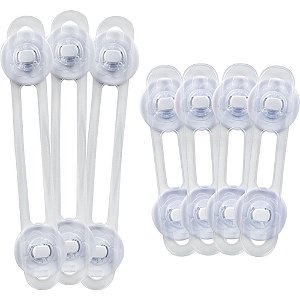 Kit de Travas Flexíveis Multiuso P e G para Segurança ANTI-IMPACTO com 7 Unidades