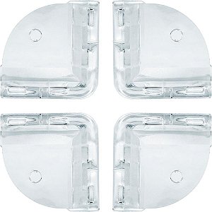 ANTI-IMPACTO e Segurança Protetor de Quina - KIT com 4 Unidades