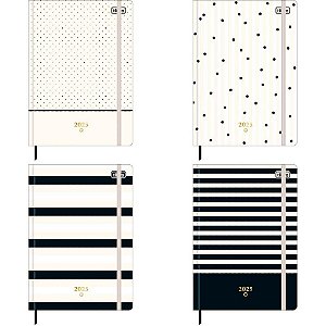 AGENDA/PLANNER 2025 WEST Village COST 80 Folhas 145X205MM Pacote com 05
