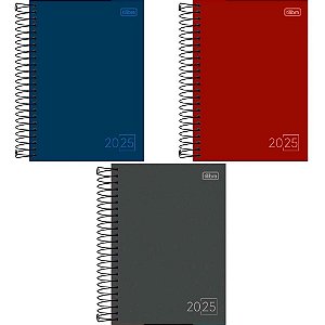 Agenda 2025 Spice Espiral Cores 160 Folhas 140X200MM - Pacote com 5