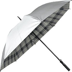 GUARDA-CHUVA Portaria 116CM Automático Sortido com Forro Xadrez