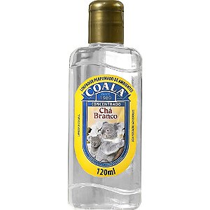 Limpador Perfumado Coala CHA Branco 120ML Pacote com 03