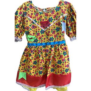 Fantasia Festa Junina Vestido Simples M