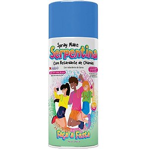 Artigo para Festa Make Serpentina 250ML Sortido - Display com 24 Unidades