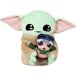 Pelúcia STAR WARS Grogu Bebê Mau 27CM
