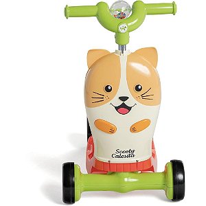 Patinete Scooty CAT Colorido 3 em 1
