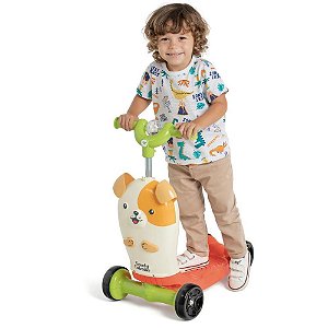 Patinete Scooty DOG Colorido 3 em 1
