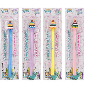 Caneta Esferográfica ICE Cream Blister com 1 (display com 24)