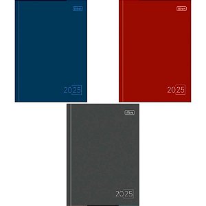 Agenda 2025 Spice Capa Dura Costurada 160 Folhas 145X205MM Pacote com 04