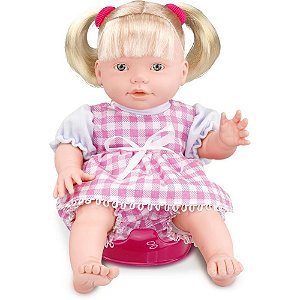 Boneca com Mecanismo Ellie 32CM FAZ Xixi
