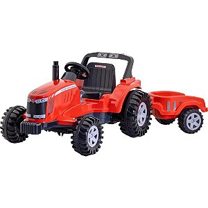 Veículo Elétrico BIG Massey Ferguson 12V Caçamba