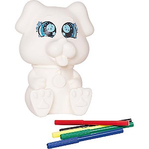 Boneco e Personagem JOY Cachorro Pintura com Canetinhas