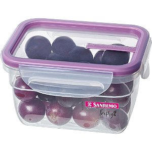 Pote Plástico com Travas FRESHY 537ML - Sanremo