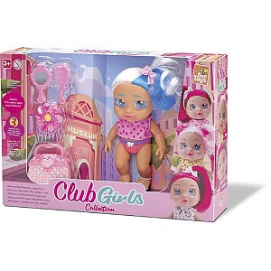 Boneca CLUB GIRLS Fashion 19CM com Acessórios