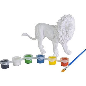 Brinquedo para Colorir KIT Leão de Pintar