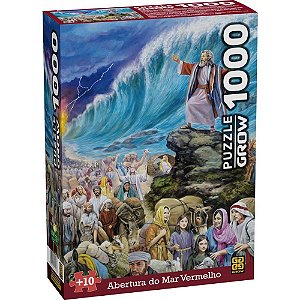 QUEBRA-CABEÇA Cartonado Abertura do MAR Vermelho 1000 Peças