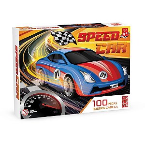 QUEBRA-CABEÇA Cartonado Speed CAR 100 Peças 24X16X5CM