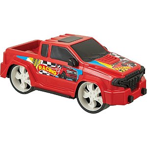 Carrinho Picape Racing 29,5 CM X 12,5 CM X 11,5 CM - Sortido