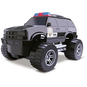 Carrinho Policia Solapa Verde