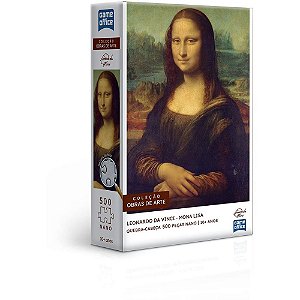 QUEBRA-CABEÇA Cartonado a Monalisa 500 Peças Nano