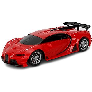Carrinho Controle Remoto Racing Control Falcon Vermelho