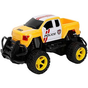 Carrinho Controle Remoto Racing Control Tracker Amarelo