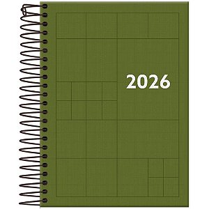 Agenda 2025 Compacta Color 176F.123X170MM Pacote com 4