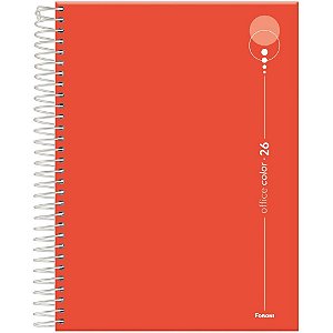 Agenda 2025 Office Color 200 Folhas 177X240MM Pacote com 04