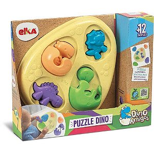 Brinquedo para Bebê Puzzle Dino