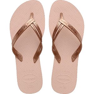 Chinelo Havaianas Feminino Elegance 39/0 Rosa Ballet PAR