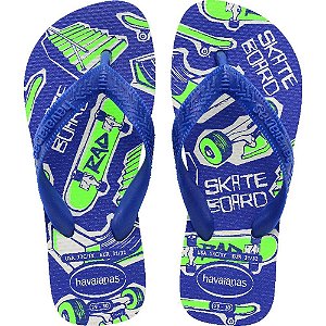 Chinelo Havaianas Infantil KIDS Athletic 29/30 BRANCO/AZUL PAR