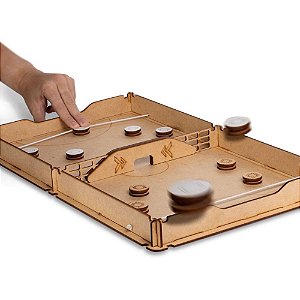 QUEBRA-CABEÇA de Madeira SLING PUCK 3D 2 em 1 28 Peças