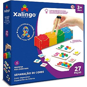 Brinquedo Pedagógico Separação Cores e Contagem