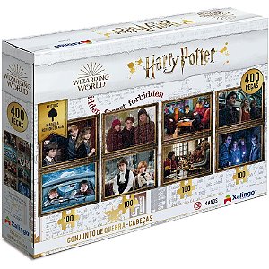 QUEBRA-CABEÇA de Madeira HARRY Potter 4X100 Peças
