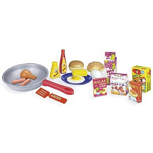 Brincando de Casinha Frigideira Gourmet com Acessório