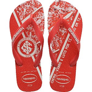 Chinelo Havaianas Licenciado TOP Internacional 41/2 Vermelho PAR