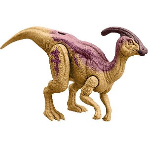 Boneco e Personagem JW Rugido Feroz Parasaurolophus