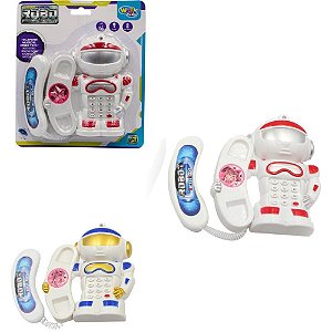 Brinquedo Diverso Telefone Robô TECH LUZ/SOM