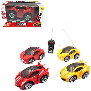 Carrinho Controle Remoto Nior com LUZ 3 Funções Pilha 1:24