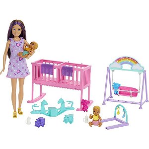 Barbie Family Skipper Cuidados com Gemeos