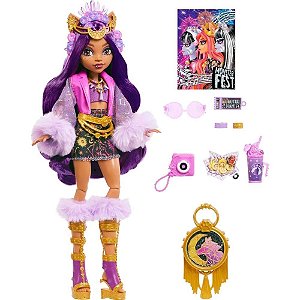 Monster HIGH FEST Clawdeen + Acessórios