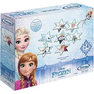 Jogo da Memória Frozen 24 Peças em Madeira