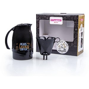 Garrafa Térmica Rosca Bule 700ML com Suporte para Filtro PT