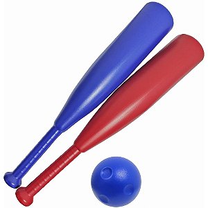 Jogo de Taco Jogo Baseball Plastico 3 Peças