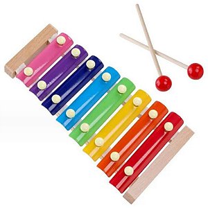 Instrumento Musical Xilofone Infantil 24X12 CM
